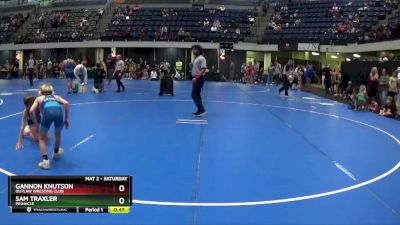 60 lbs Cons. Round 5 - Sam Traxler, Pinnacle vs Gannon Knutson, Outlaw Wresting Club