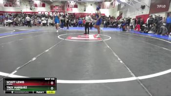 175 lbs Quarterfinal - Wyatt Lewis, Clovis vs Troy Marquez, Junipero Serra