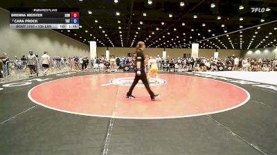135 lbs Champ. Rd Of 16 - Brenna Meister, X-Clusive Wrestling vs Cara Prock, Tough N Technical