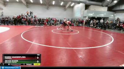 150 lbs Cons. Round 3 - Santiago Guerrero, Holy Family vs Aidan Juhl, Eaton