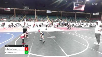 52 lbs Final - Anthony Salinas Lenox, Pomona Elite vs Rayden Gonzales, Bear Cave WC