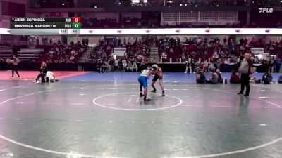 138 lbs 5th Place Match - Aiden Espinoza, Nampa vs Maverick Marquette, Columbia