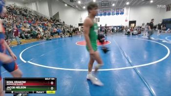 113 lbs Cons. Round 3 - Jacob Nelson, H.E.M. vs Kohl Krakow, Burns/Pine Bluffs
