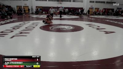 184 lbs Semifinal - Max Borton, Augsburg vs Alex Strashinsky, TCNJ