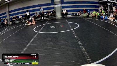 120 lbs Round 3 (8 Team) - Michael Brady, Mat Assassins Red vs Cael Short, Junior Terps