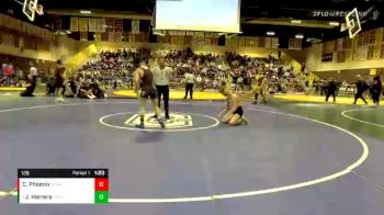 126 lbs Quarterfinal - Justin Herrera, Chaparral vs Craig Phoenix, Capistrano Valley H S