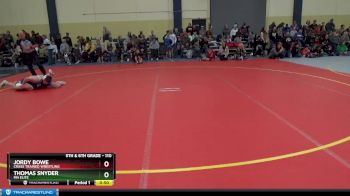 110 lbs Champ. Round 2 - Jordy Bowe, Crass Trained Wrestling vs Thomas Snyder, MN Elite