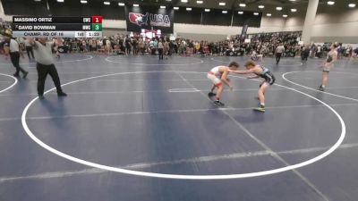 126 lbs Champ. Rd Of 16 - Massimo Ortiz, Credo Wrestling Club vs David Bowman, Monrovia Wrestling Club