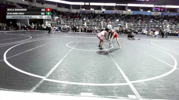 98 lbs Quarterfinal - Jayla Swanson, Siouxland Wr Ac vs Zye-aire Holt, Nwa 2