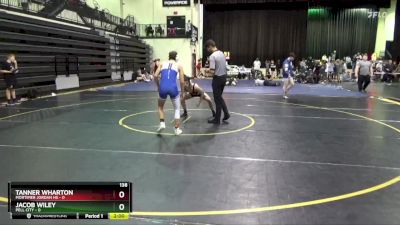 138 lbs Placement - Jacob Wiley, Pell City vs Tanner Wharton, Mortimer Jordan HS