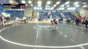 120 lbs Finals (2 Team) - Lana Loucks, Wellington WC vs Liliyana Calzadilla, Black Hive