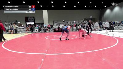 165 lbs Cons. Quarters - Conner Giedd, Heartland Wrestling Academy vs Mack Powell, Bristow Wrestling Club