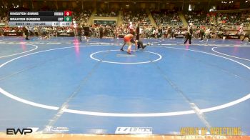 100 lbs Semifinal - Kingston Simms, Raising The Level Wrestling Club vs Braxten Sombke, Sniper Wrestling Academy