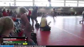 82 lbs Round 1 (4 Team) - Kendall Moe, Indiana INFERNO GOLD vs Mackenzie Brewer, Missouri Red