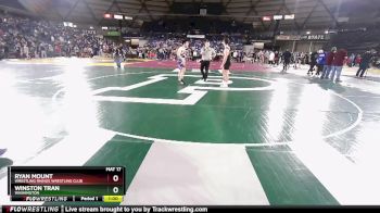70 lbs Cons. Round 2 - Ryan Mount, Wrestling Rhinos Wrestling Club vs Winston Tran, Washington