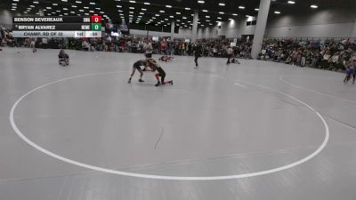 67 lbs Champ. Rd Of 32 - Benson Devereaux, Sebolt Wrestling Academy vs Bryan Alvarez, New Mexico