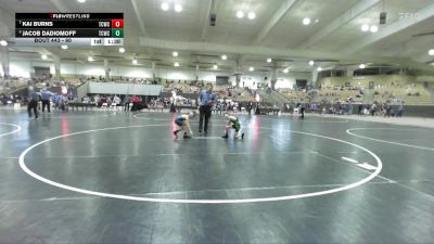 60 lbs Semifinal - Jacob Dadiomoff, Team Clarksville TCWC vs Kai Burns, Minion Training Center