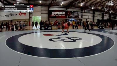 74 kg Champ. Round 2 - Riley Bower, Buffalo Valley Regional Training Center vs Kristian Blake, Warrior Regional Training Center