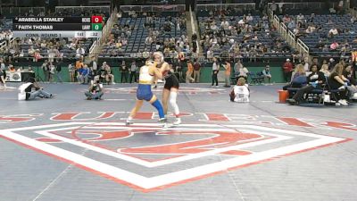 8A - 107 lbs Cons. Round 1 - Arabella Stanley, Hoke County High School vs Faith Thomas, Laney