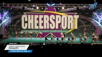 Thrive Cheer Royals - Dynasty [2025 L4 Senior - D2 - Small - C Day 3] 2025 CHEERSPORT National All Star Cheerleading Championship