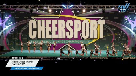 Thrive Cheer Royals - Dynasty [2025 L4 Senior - D2 - Small - C Day 3] 2025 CHEERSPORT National All Star Cheerleading Championship