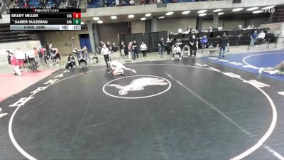 150 lbs Cons. Semi - Samer Suleiman, Unattached vs Brady Miller, Unattached