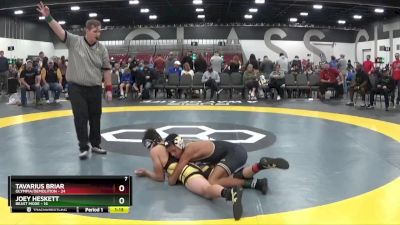 119 lbs 2nd Wrestleback (8 Team) - Joey Heskett, Beast Mode vs Tavarius Briar, Olympia/Demolition