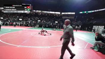 102 lbs Cons. Round 3 - Connor Beech, LEB1 vs Teige Haller, WAD1
