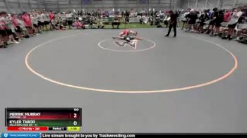 160 lbs Placement Matches (8 Team) - Merrik Murray, Missouri vs Kyler Tabor, Oklahoma Red GR