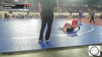 101 lbs Consi Of 32 #1 - Colten Cowden, Fort Gibson vs Josh Back, Verdigris