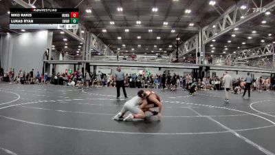 144 lbs Round 3 (4 Team) - Lukas Ryan, Savage WA White vs Niko Rakis, Maryland Mallets