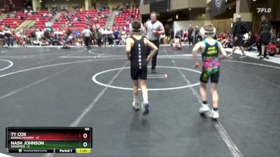 60 lbs Round 4 (6 Team) - Ty Cox, Kansas Mayhem vs Nash Johnson, $nowmen