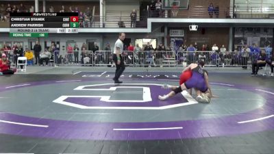 157 lbs Round 2 (4 Team) - Andrew Parrish, Cornell College vs Christian Stanek, Central