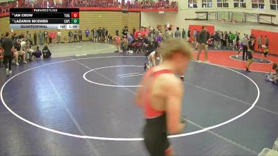 120 lbs Quarterfinal - Lazarus McEwen, Capital vs Ian Crow, Tualatin
