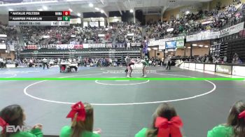 145 lbs Champ. Round 1 - Karper Franklin, Smith Center HS vs Natalie Peltzer, Atchison-Maur Hill-Mount Academy