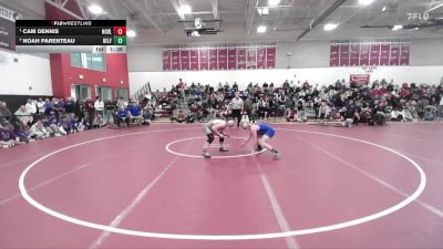 138 lbs Semifinal - Cam Dennis, Noble vs Noah Parenteau, Belfast High School