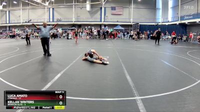 64 lbs Round 3 (4 Team) - Luca Amato, CTWHALE vs Kellan Winters, Brawler Elite