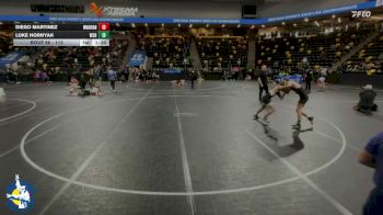 113 lbs Champ. Round 1 - Luke Hornyak, Waverly-Shell Rock vs Diego Martinez, Woodstock (Marian)