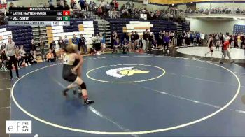 120 lbs. Cons. Round 4 - Val Ortiz, Clarksville vs Layne Hattenhauer, Little Rock Central