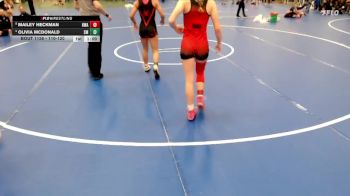 110-120 lbs Semifinal - Mailey Heckman, HWA vs Olivia McDonald, SEM Mustangs