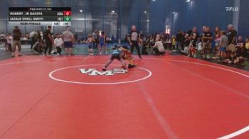 60 lbs Semifinal - Robert . Jr Gaceta, Scrap House vs Jazale Shell Smith, East Hartford Stingers Youth