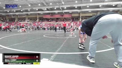 64 lbs Semifinal - Bishop Unger, Lincoln Squires vs Beau Corby, Greater Heights Wrestling