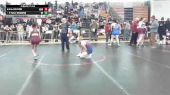 100 lbs Consolation - Julia Seaver, Brookline vs Kylah Bragan, Whittier