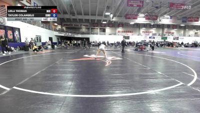 160 lbs Cons. Round 2 - Leila Thomas, McKendree University vs Taylor Colangelo, Colorado Mesa University