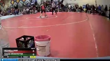 132 lbs Cons. Round 3 - Michaela Crisp, Benton Central vs Maggie Branstetter, Attica