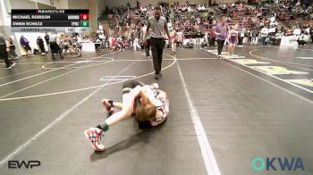 80 lbs Quarterfinal - Michael Robison, Skiatook Youth Wrestling vs Owen Schiltz, Verdigris Youth Wrestling