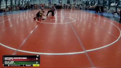 88 lbs Rd# 1 9:00am Friday - Antonio Montemurro, Team BAM vs Kyle Link, Terps Xpress