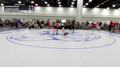 132 lbs Cons. Round 2 - Grayson Wallen, SC vs Garrison Raper, NC