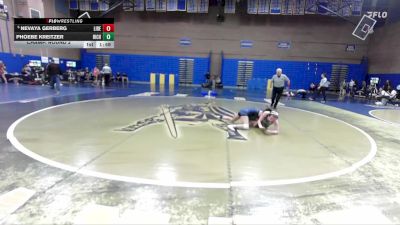 110lbs Champ. Round 2 - Nevaya Gerberg, Liberty (Girls) vs Phoebe Kreitzer, Richland (Girls)