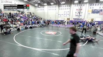 132 lbs Champ. Round 3 - Jonathan Eaton, Nolensville vs Brennen Clifford, Union County